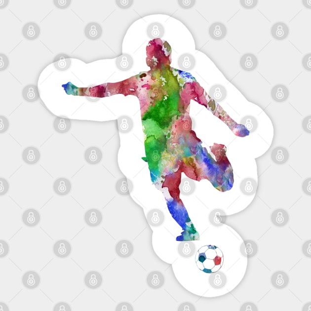 Man Soccer Player Sticker by RosaliArt